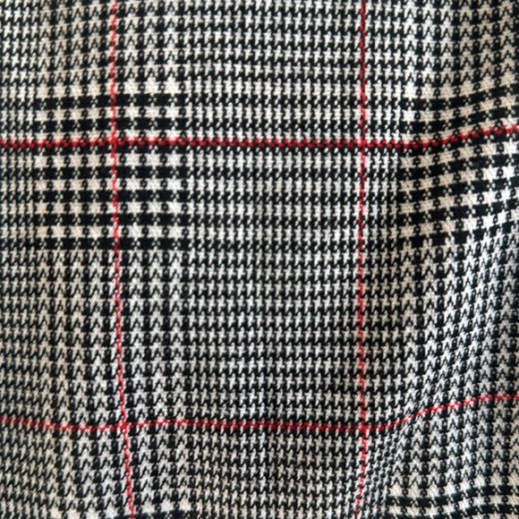 EXPRESS Plaid Square Neck Sheath Dress - Picture 4 of 4